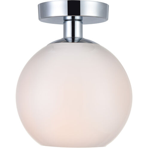 Baxter 1 Light 8 inch Chrome Flush Mount Ceiling Light