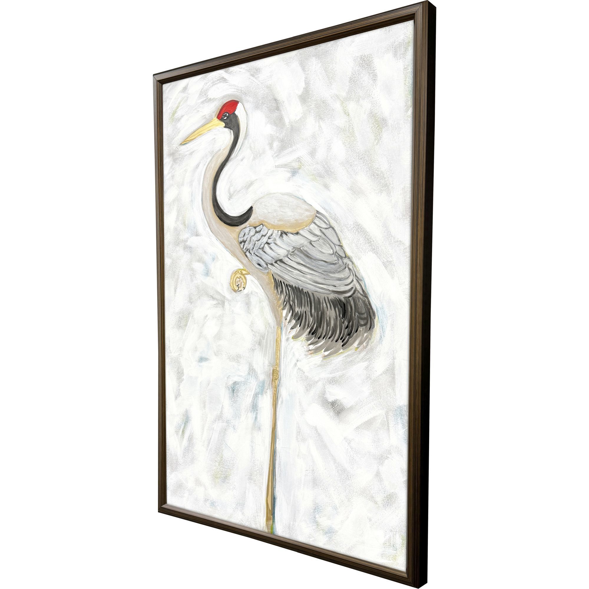 Good Wish White and Gray and Brown Framed Art, The Studio