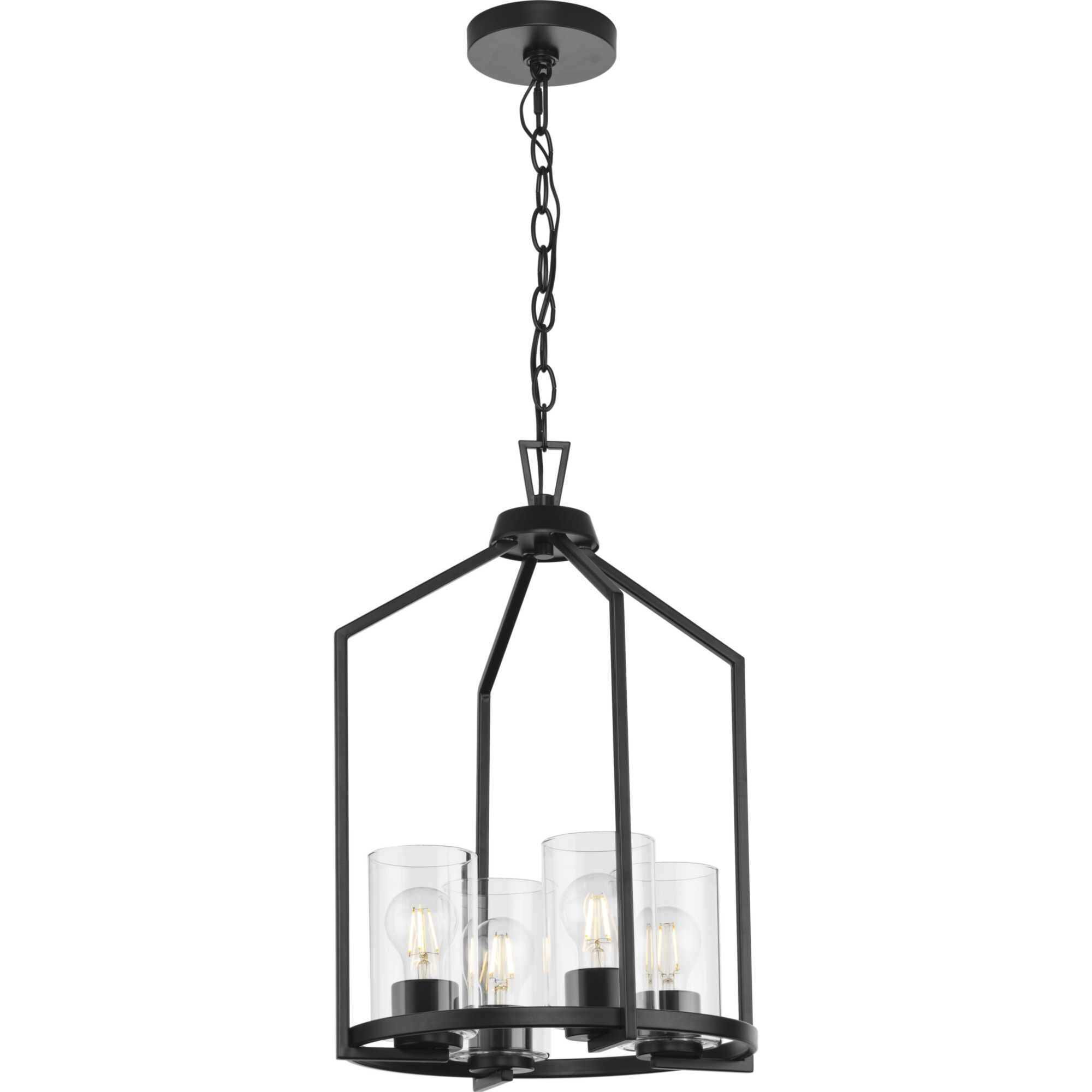 Goodwin 4 Light 14 inch Matte Black Foyer Light Ceiling Light