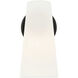 AERIN Olina LED 5 inch Polished Nickel and Ebony Sconce Wall Light