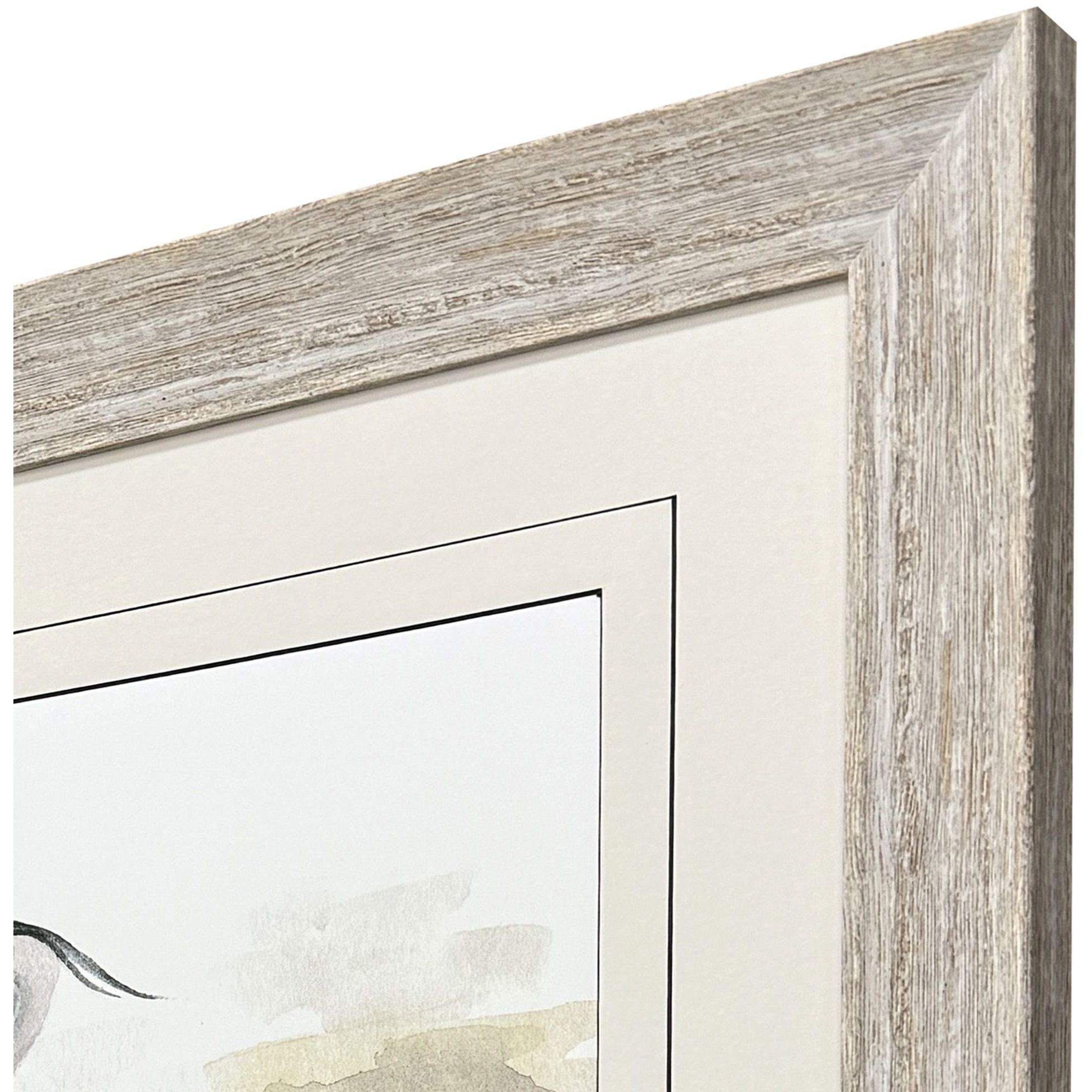 Spring Wander Blue and Green and Gray Framed Art, Propac