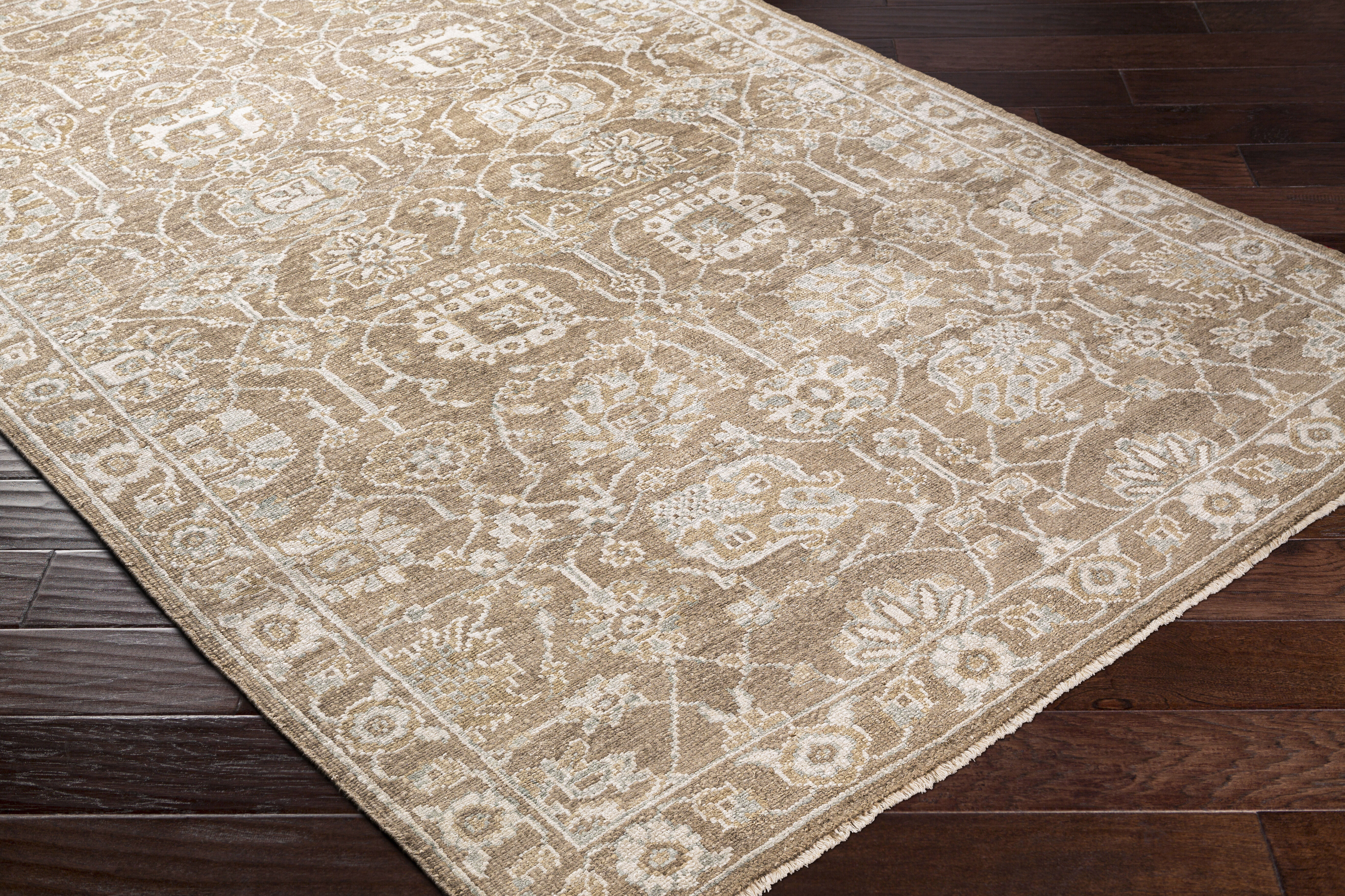 Royal 108 X 72 inch Taupe Rug in 6 X 9, Rectangle