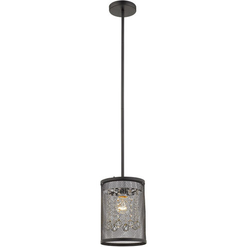 Canada 1 Light 7 inch Black Single Pendant Lighting Ceiling Light