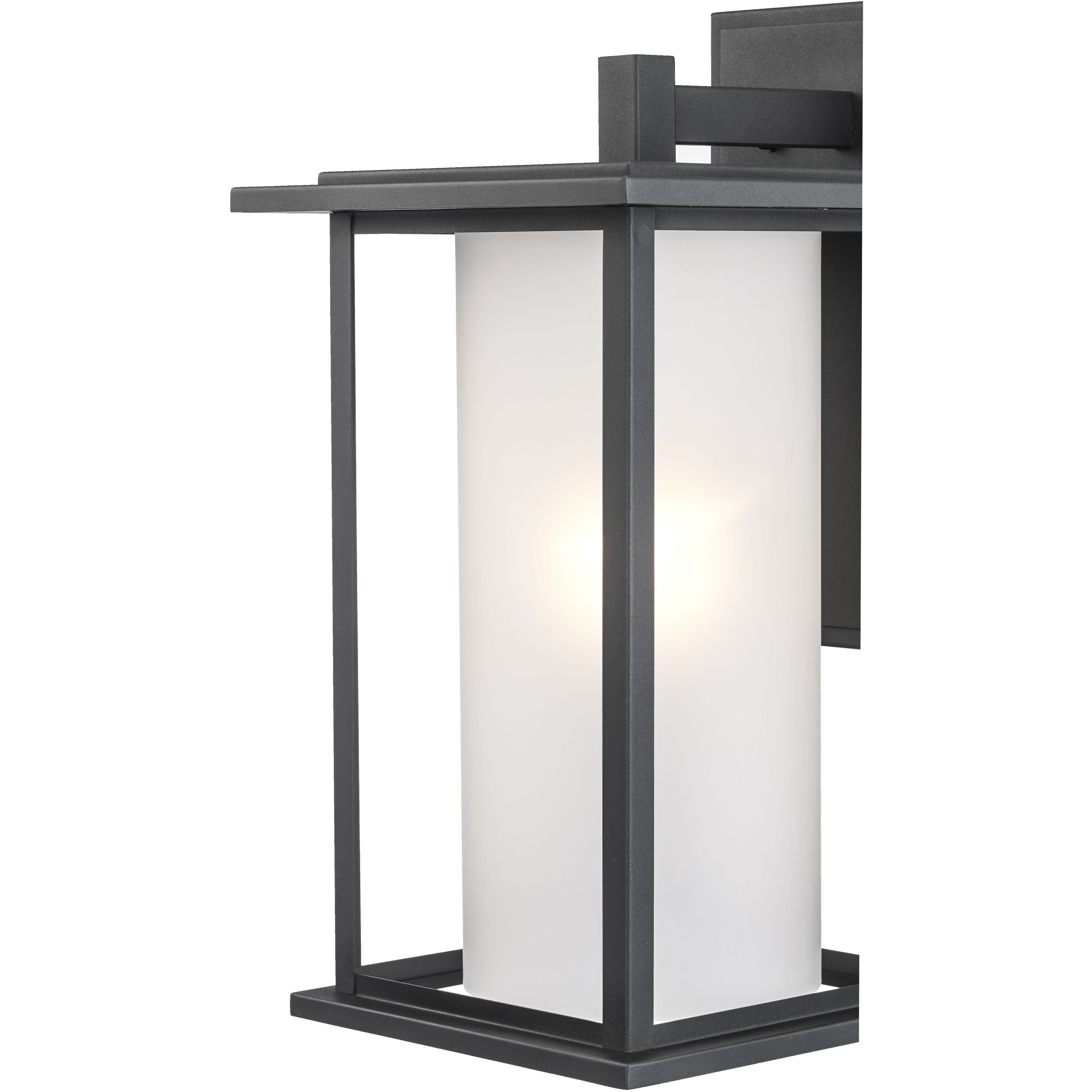 Shaakar 1 Light 18 inch Black Outdoor Wall Lantern