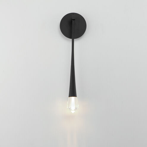 Pierce LED 2.25 inch Black ADA Wall Sconce Wall Light