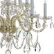 Traditional Crystal 10 Light 26 inch Polished Brass Chandelier Ceiling Light in Clear Hand Cut