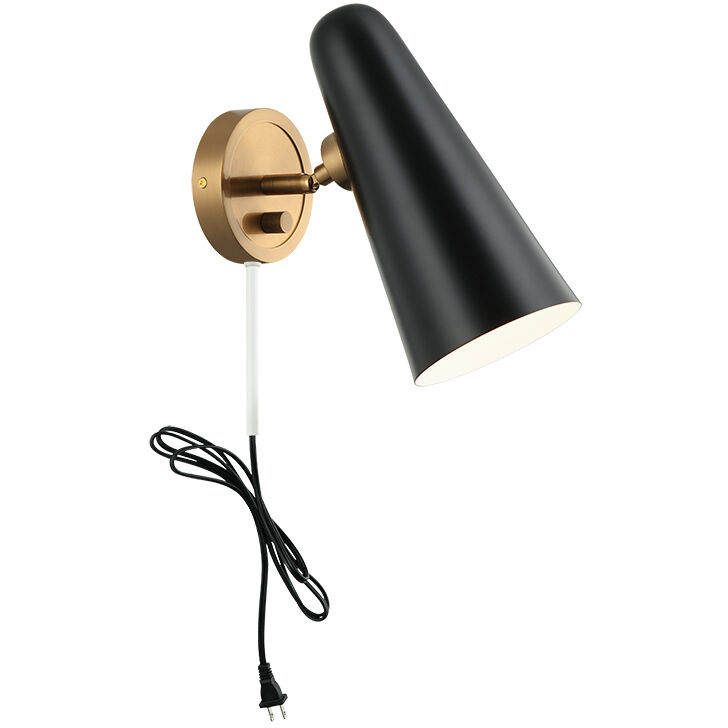 Blink 1 Light 5 inch Black Wall Sconce Wall Light