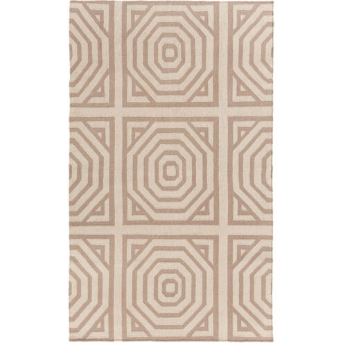Rivington 36 X 24 inch Neutral and Neutral Area Rug, Wool and Cotton
