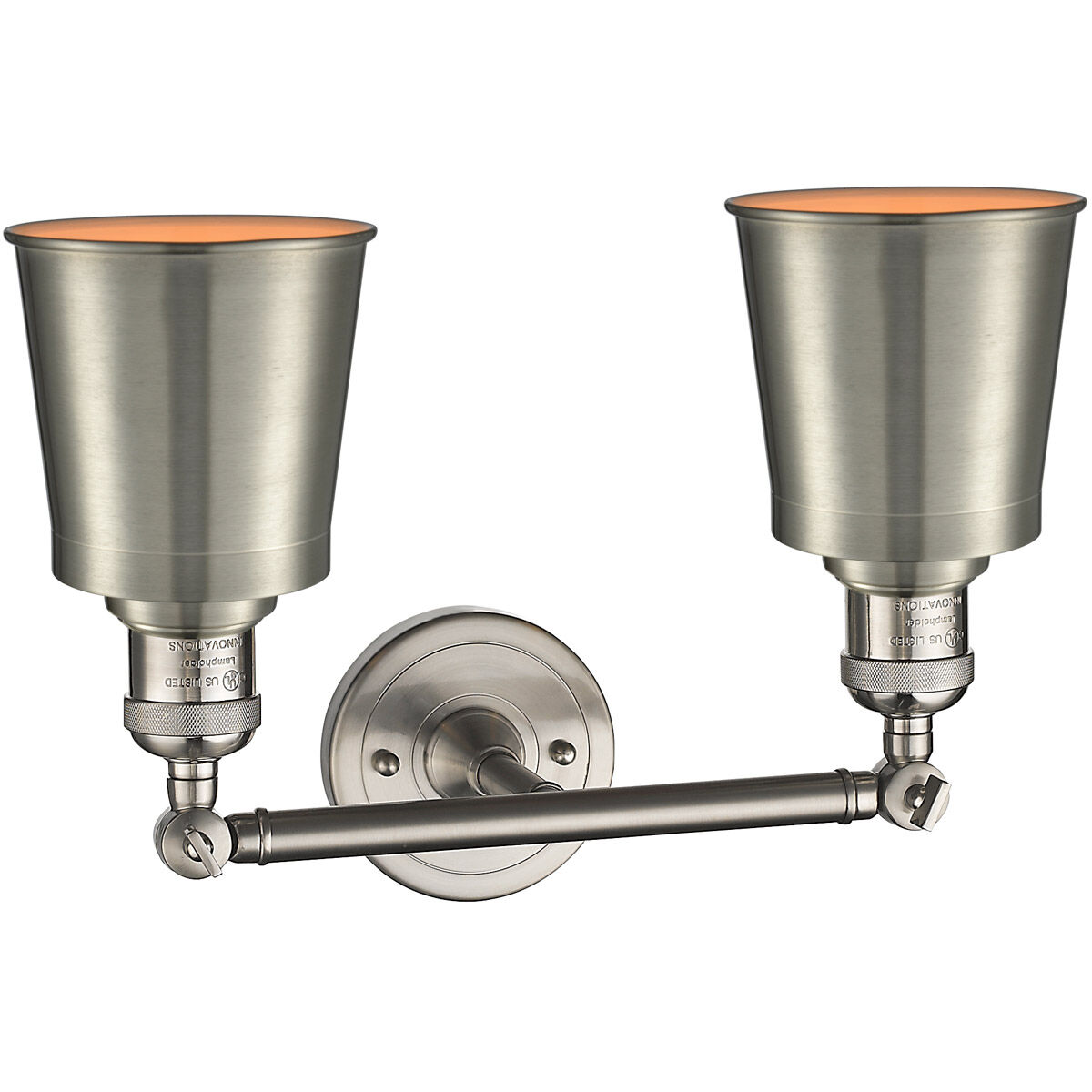 Franklin Restoration Addison 2 Light 16 inch Brushed Satin Nickel Bath Vanity Light Wall Light, Franklin Restoration