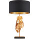 Irvin 30.5 inch 150 watt Vintage Gold Table Lamp Portable Light