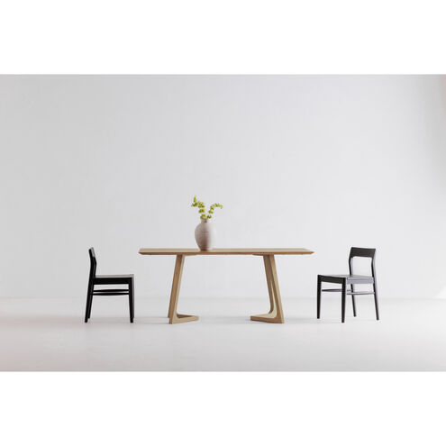 Godenza 70.86 X 35.43 inch Natural Dining Table, Rectangular