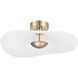 Novella LED 24 inch Polished Gold Convertible Pendant Ceiling Light