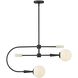 Maude 2 Light 32.25 inch Black Chandelier Ceiling Light