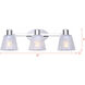 Luelle 3 Light 25 inch Brushed Nickel Vanity Light Wall Light