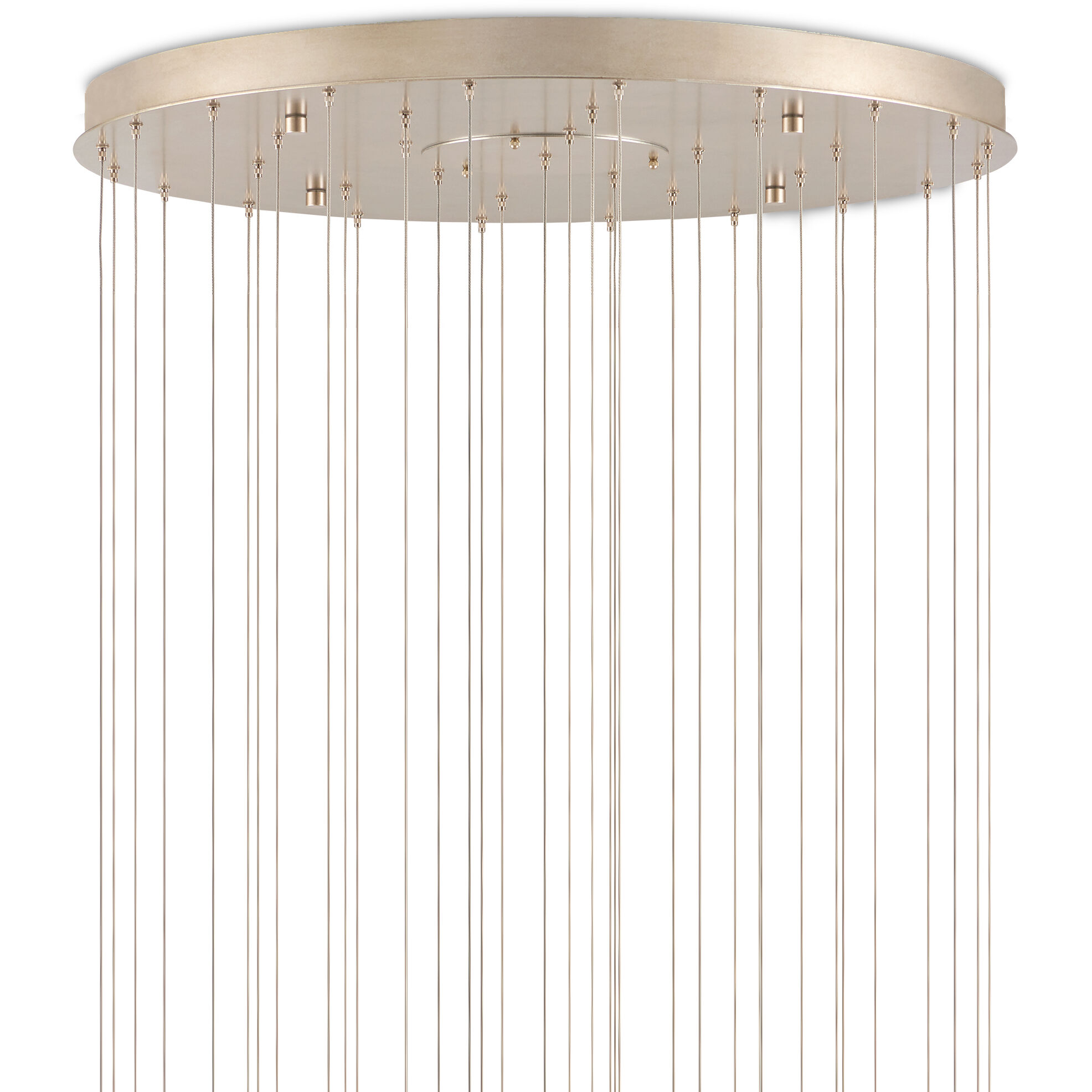 Regatta 36 Light 35 inch Cupertino and Silver Multi-Drop Pendant Ceiling Light