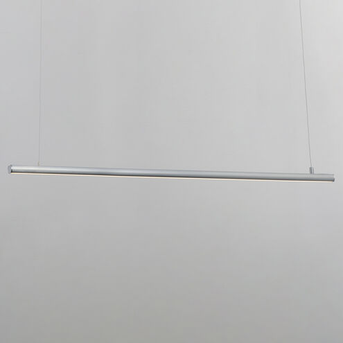 Continuum LED 47 inch Satin Aluminum Linear Pendant Ceiling Light