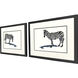 Stand By Me Blue and Black and White Framed Art, Propac