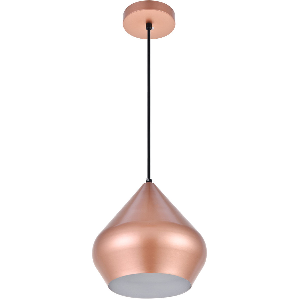 Axiom 1 Light 10 inch Honey Gold Pendant Ceiling Light