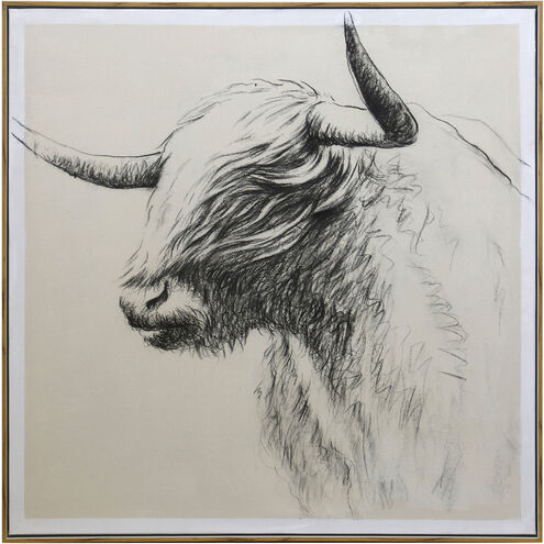 Leander Multi - Beige and Tan and Charcoal and Black Wall Art