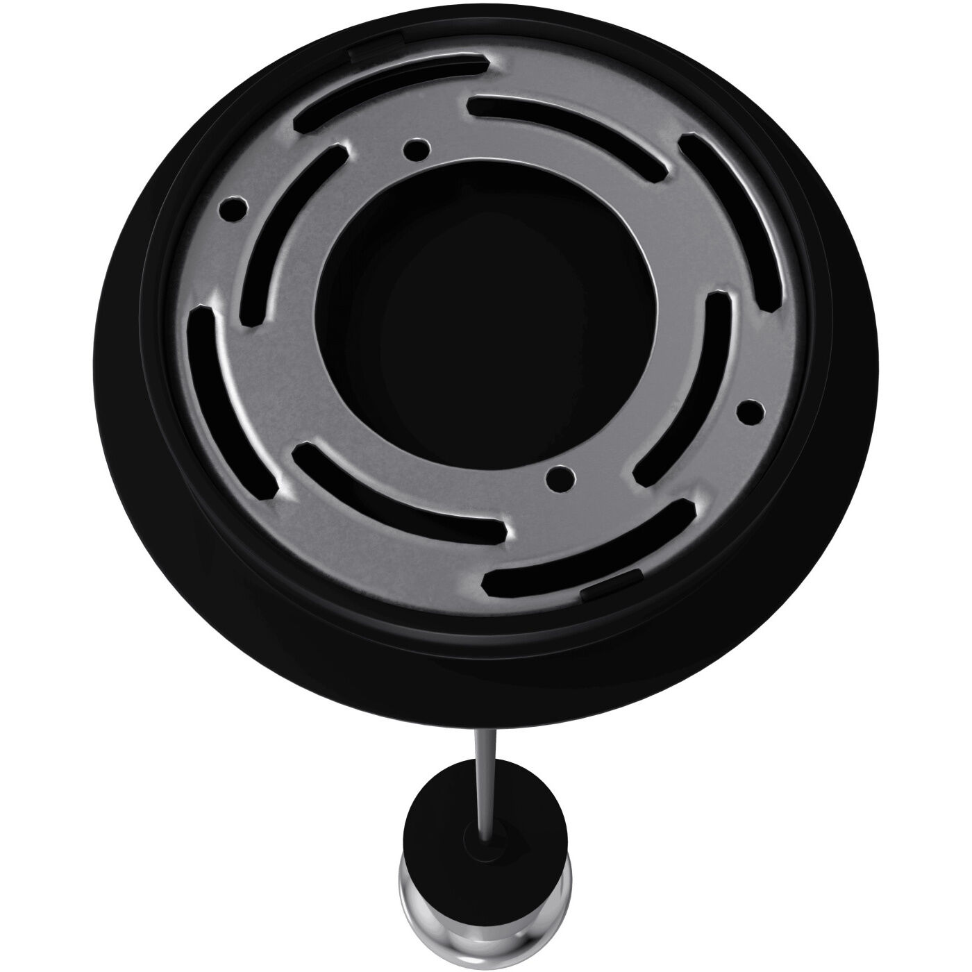 Cicada LED 4 inch Grey with Chrome Pendant Ceiling Light