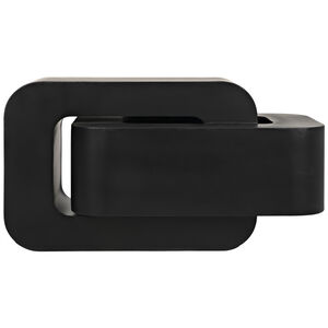 Nodum 45 X 24.5 inch Matte Black Accent Table