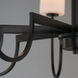 Town and Country 8 Light 34 inch Black Single-Tier Chandelier Ceiling Light