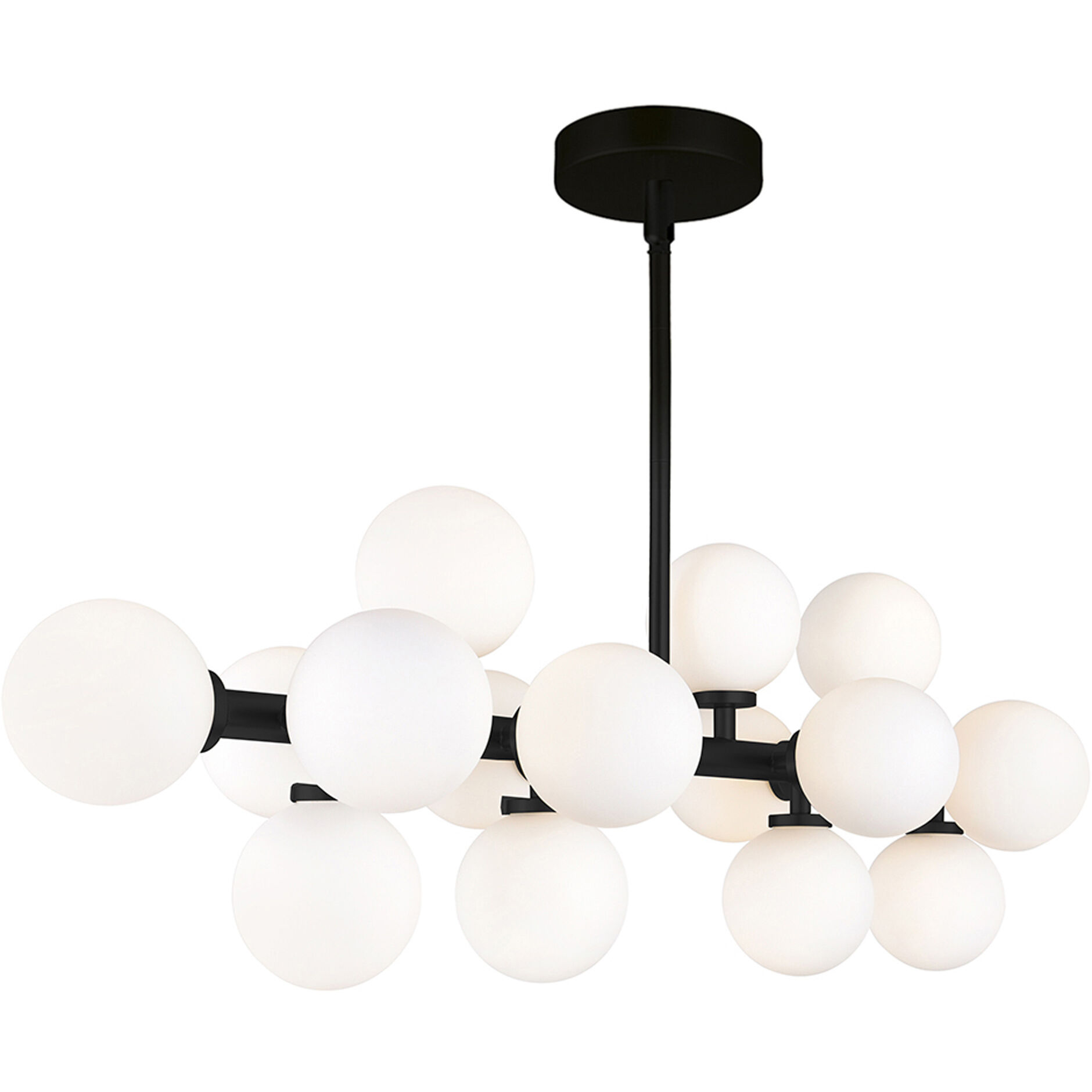 Arya 16 Light 36 inch Black Island/Pool Table Light Ceiling Light