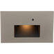 Tyler 120 3.8 watt Brushed Nickel Step and Wall Lighting in Amber, WAC Lighting