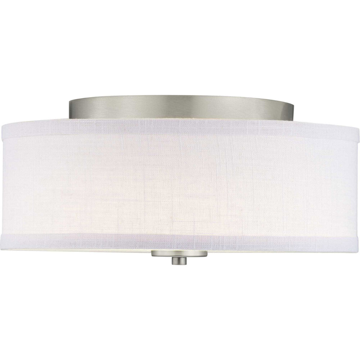 Inspire LED LED 13 inch Brushed Nickel Flush Mount Ceiling Light, Progress LED