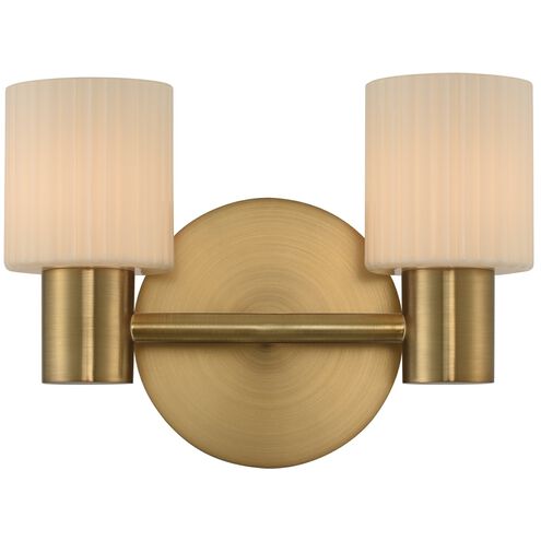 Harlowe LED 11 inch Winter Brass Bath Vanity Wall Light