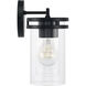 Fuller 4 Light 33.5 inch Matte Black Vanity Light Wall Light