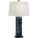 Chelsea House 30 inch 100.00 watt Blue/Black Table Lamp Portable Light