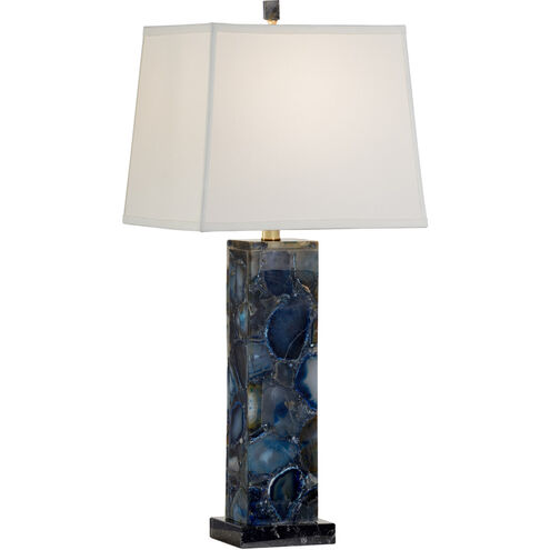 Chelsea House 30 inch 100.00 watt Blue/Black Table Lamp Portable Light