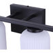 Bram 4 Light 29 inch Matte Black Vanity Fixture Wall Light