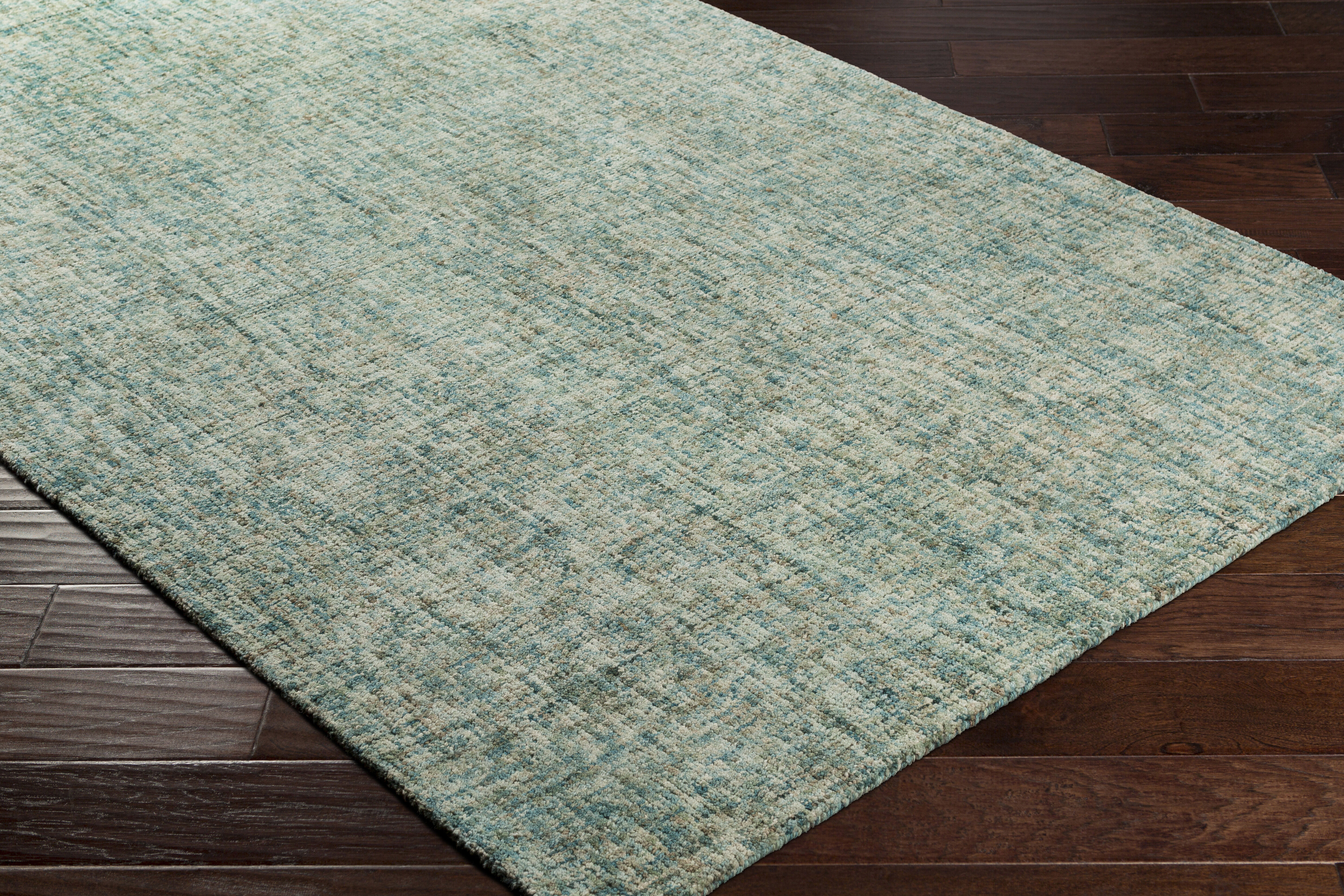 Emily 90 X 60 inch Light Sage Rug in 5 x 8, Rectangle