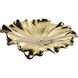 Petal Gold Dimensional Wall Art, Bowl