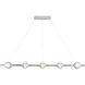Elixir Linear Pendant Ceiling Light in Chrome