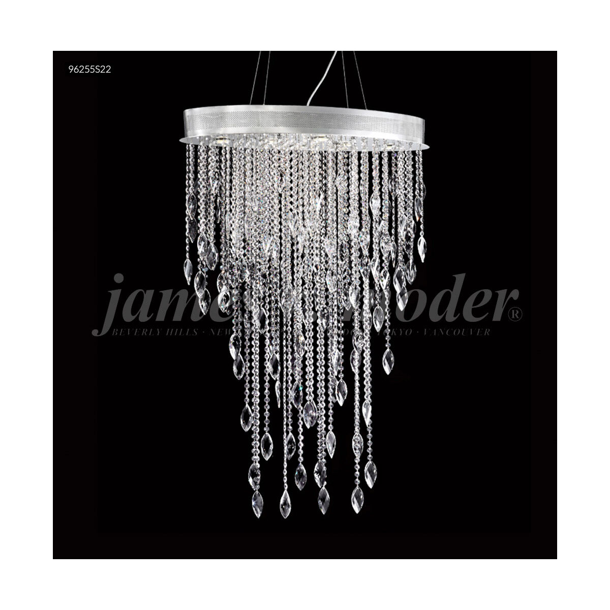 James r sales moder crystal chandelier