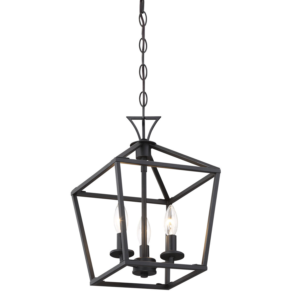 Townsend 3 Light 10 inch Matte Black Pendant Ceiling Light, Essentials