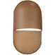 Ambiance Collection - Capsule LED 10 inch Terra Cotta Outdoor Wall Sconce, Form+Finish+Function