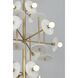 Amani 15 Light 30 inch Royal Gold Chandelier Ceiling Light