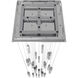 Original Glacier Snow Avenue LED 28 inch Polished Chrome Multi Port Pendant Ceiling Light