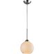 Cassandra 1 Light 8 inch Polished Chrome Pendant Ceiling Light