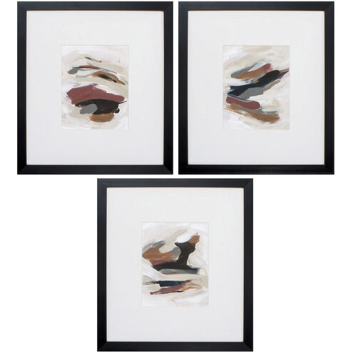 Abstract Brown Framed Art