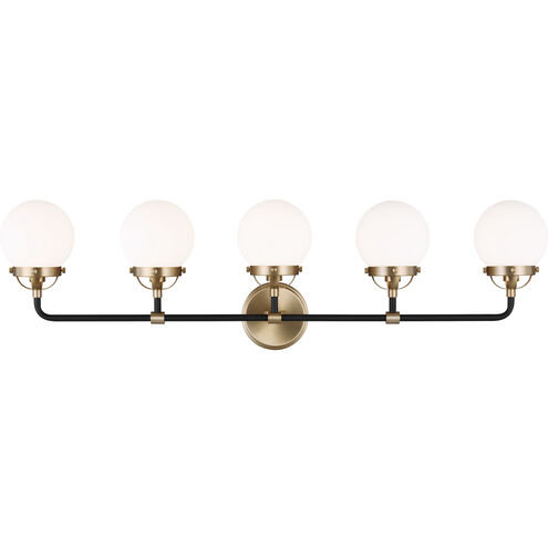 Ian K. Fowler Cafe LED 38.25 inch Satin Brass Wall Bath Fixture Wall Light