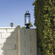 Open Air Porter 1 Light 22.75 inch Aged Zinc Outdoor Post Mount Lantern in Non-LED, Estate Series