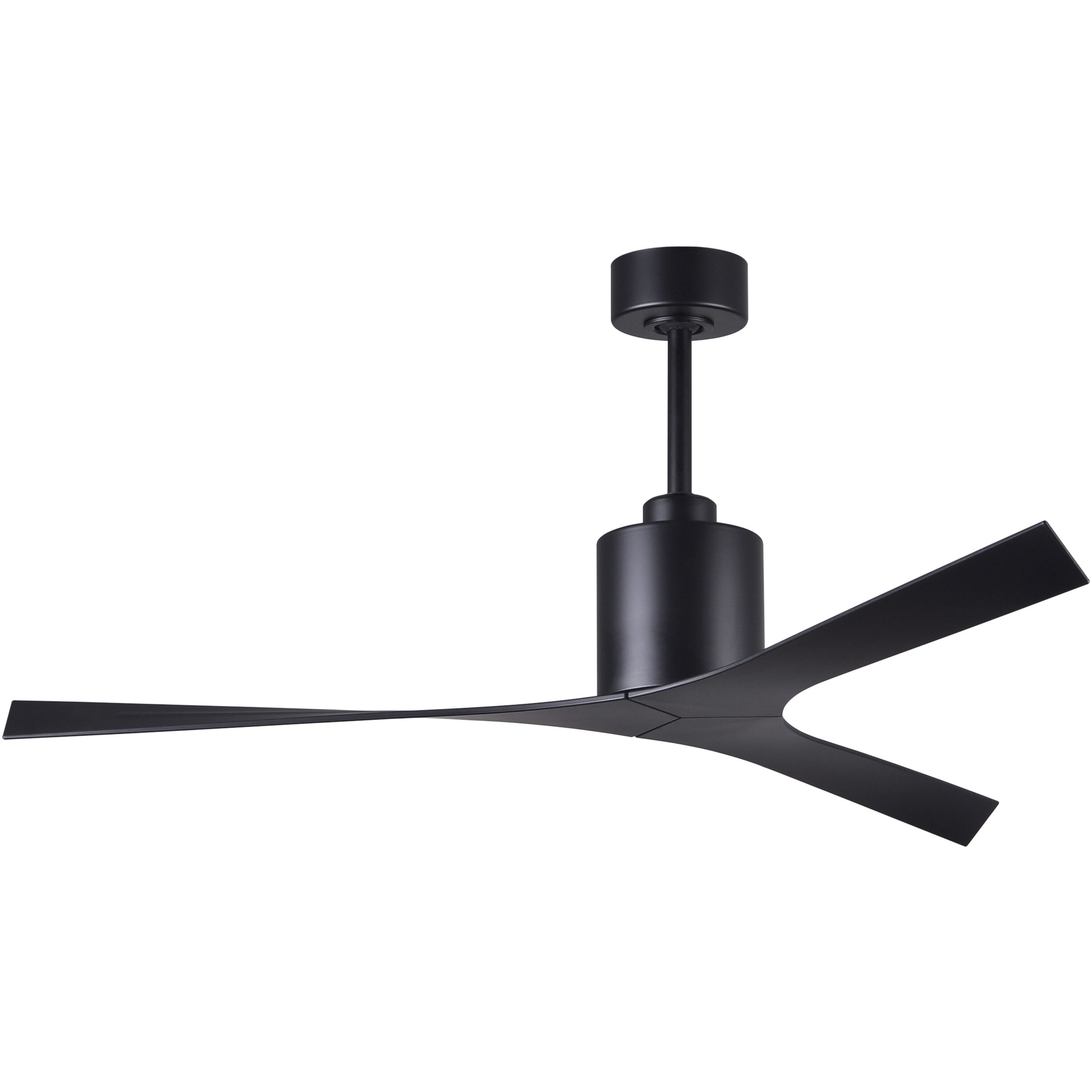 Atlas Molly 56 inch Matte Black Ceiling Fan, Atlas