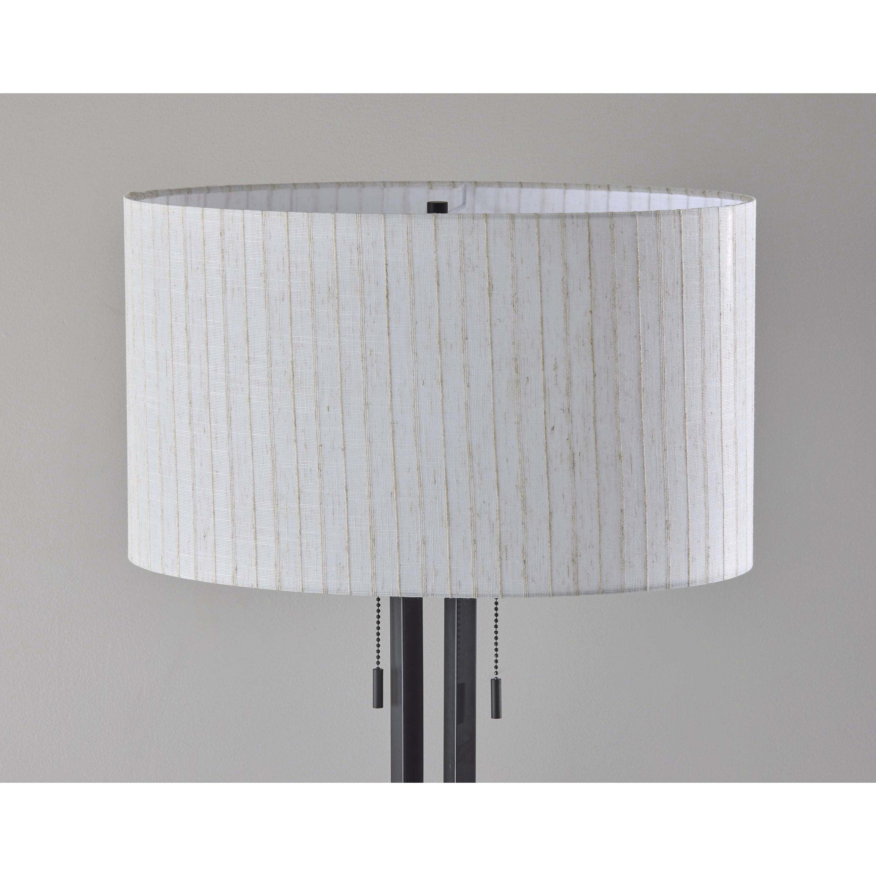 Foster 62 inch 100.00 watt Black Floor Lamp Portable Light