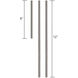 Pendant Options Satin Nickel Rod Kit