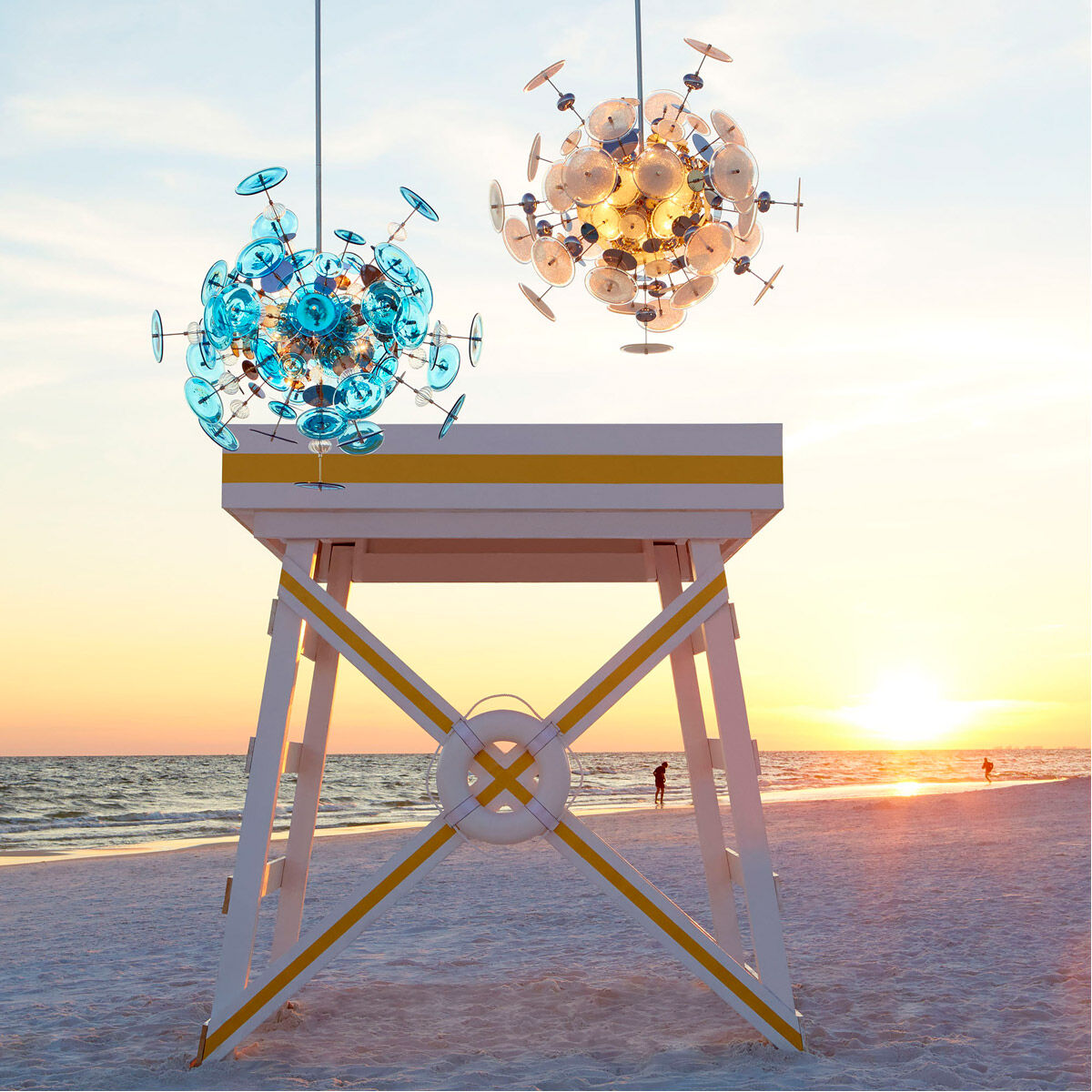 Avi 10 Light 25.25 inch Polished Nickel Pendant Ceiling Light